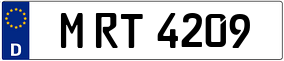 Truck License Plate